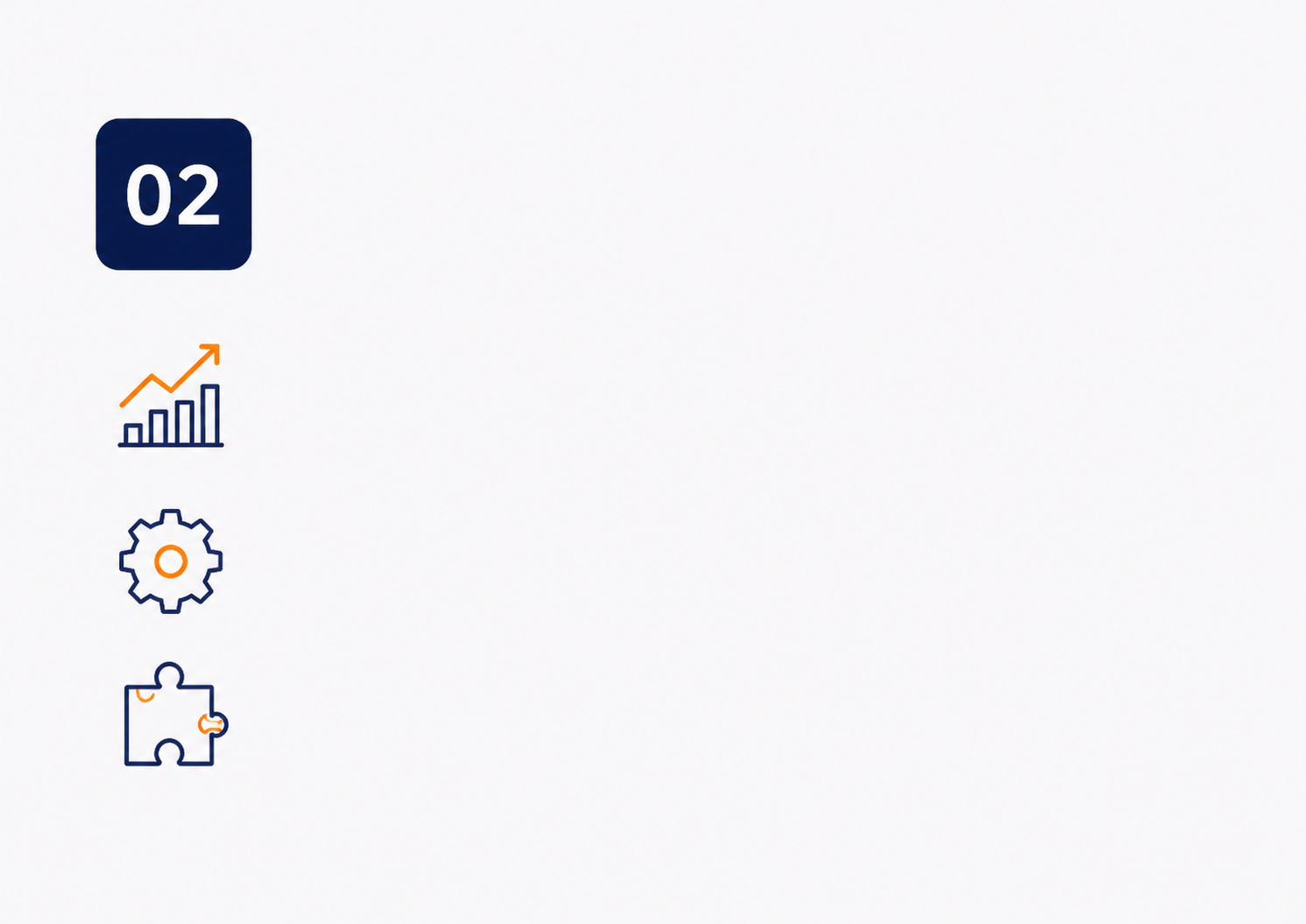 IA para Empresas — número 2 e ícones